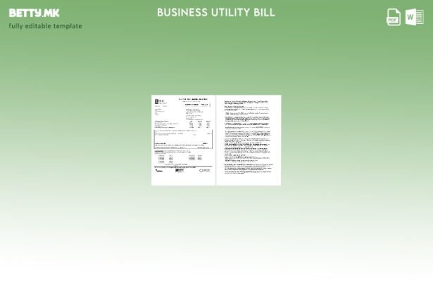 Страници со сметки за деловни комунални услуги на Градскиот совет на Обединетото